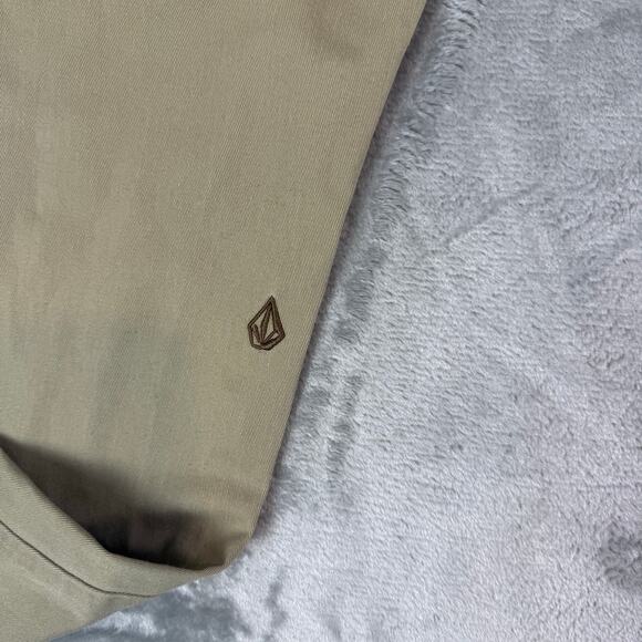 Volcom casual skater streetwear khaki chino pants mens 38x31 - Picture 4 of 8